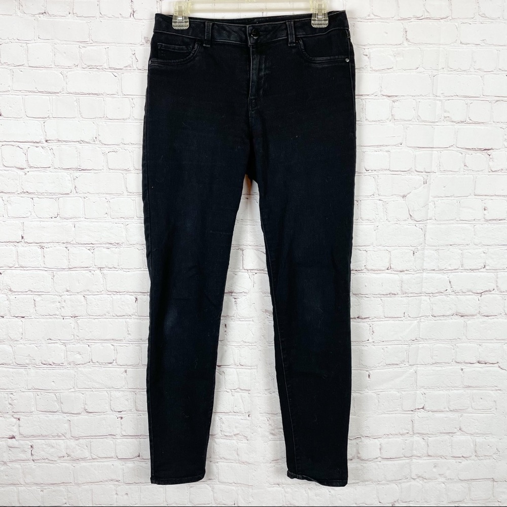D. JEANS black high rise jeans 6